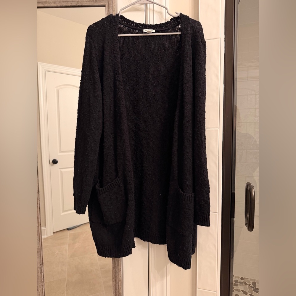 Cozy Black Tribal Jeans Sweater